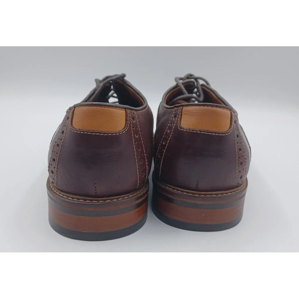 Johnston &‎ Murphy Warner Plain toe Shoes  Size US 8 M  Brown Lace Up